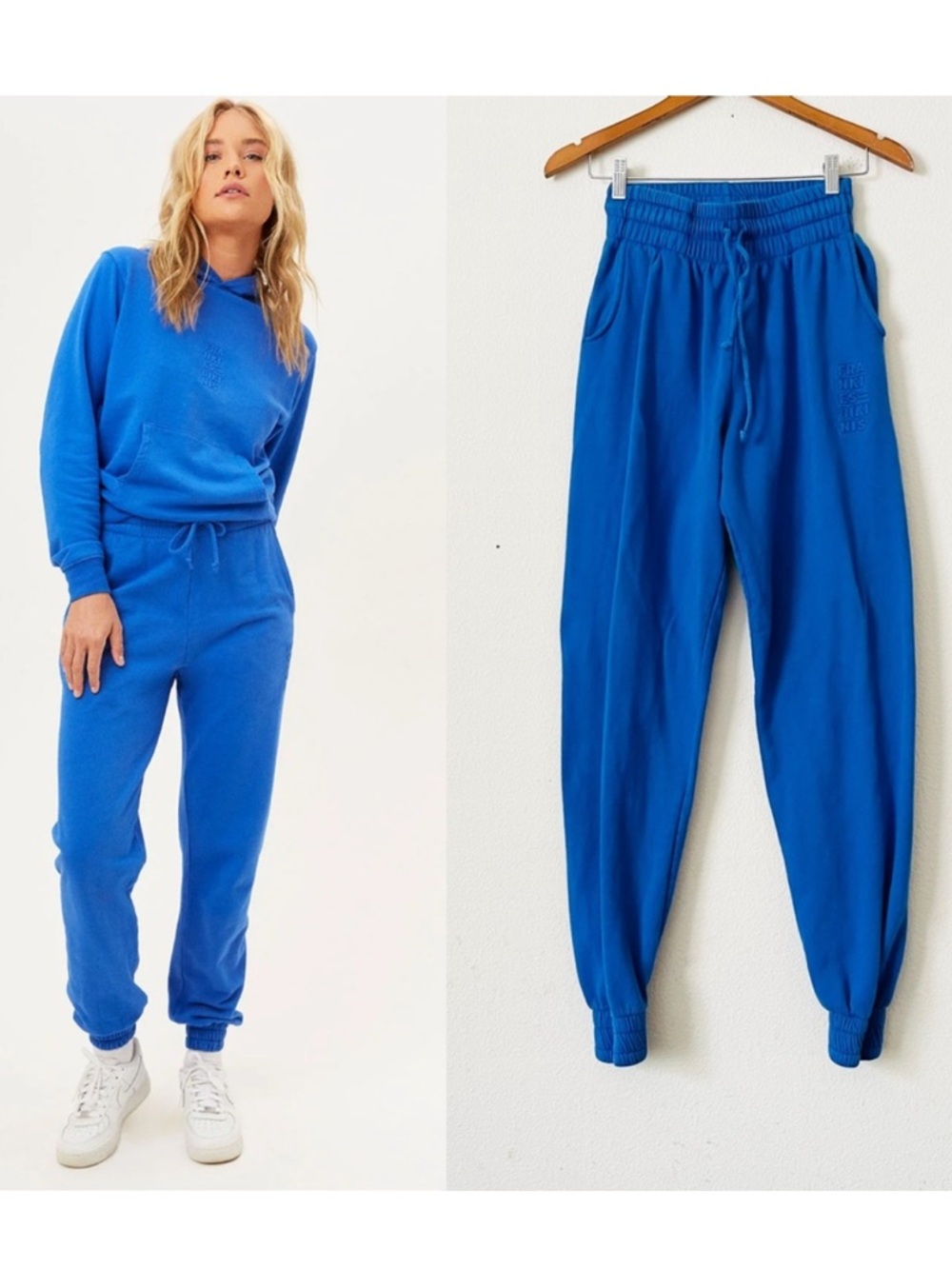 Frankie’s Bikinis Pacific Blue Sweatpants Size Small